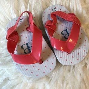 Baby girl flip flop sandals